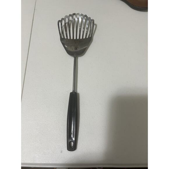 Vintage Foley Kitchamajig Slotted Spoon Lifts Whips Mixes Mashes Crushes Strains - Picture 1 of 5